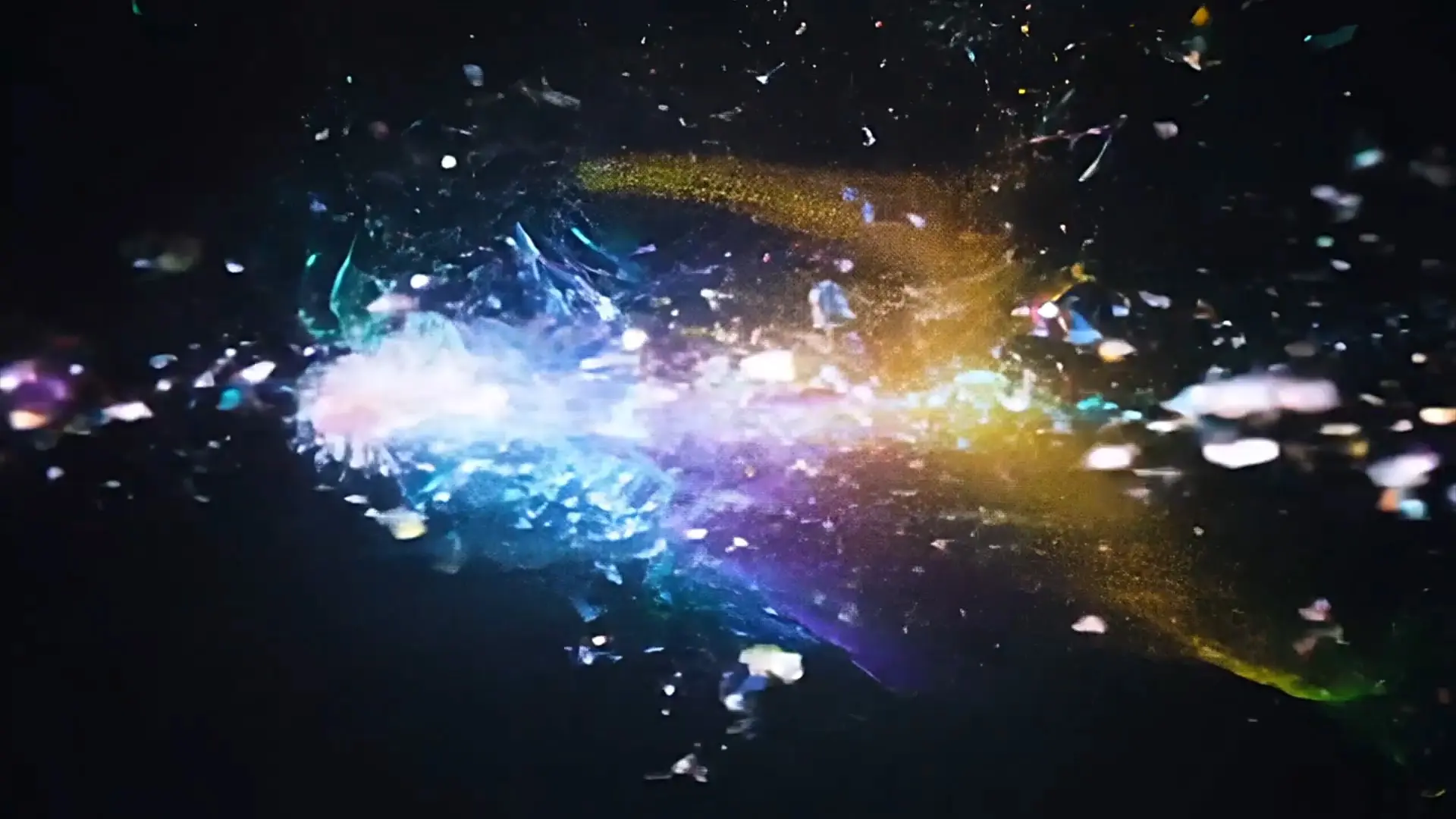 Cosmic Light Burst Overlay for Cinematic Video Projects